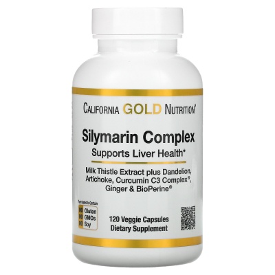  California Gold Nutrition Silymarin Complex 120 